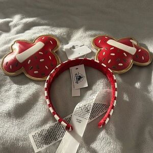 Disney Christmas Mickey Gingerbread Ears-BRAND NEW WITH TAGS